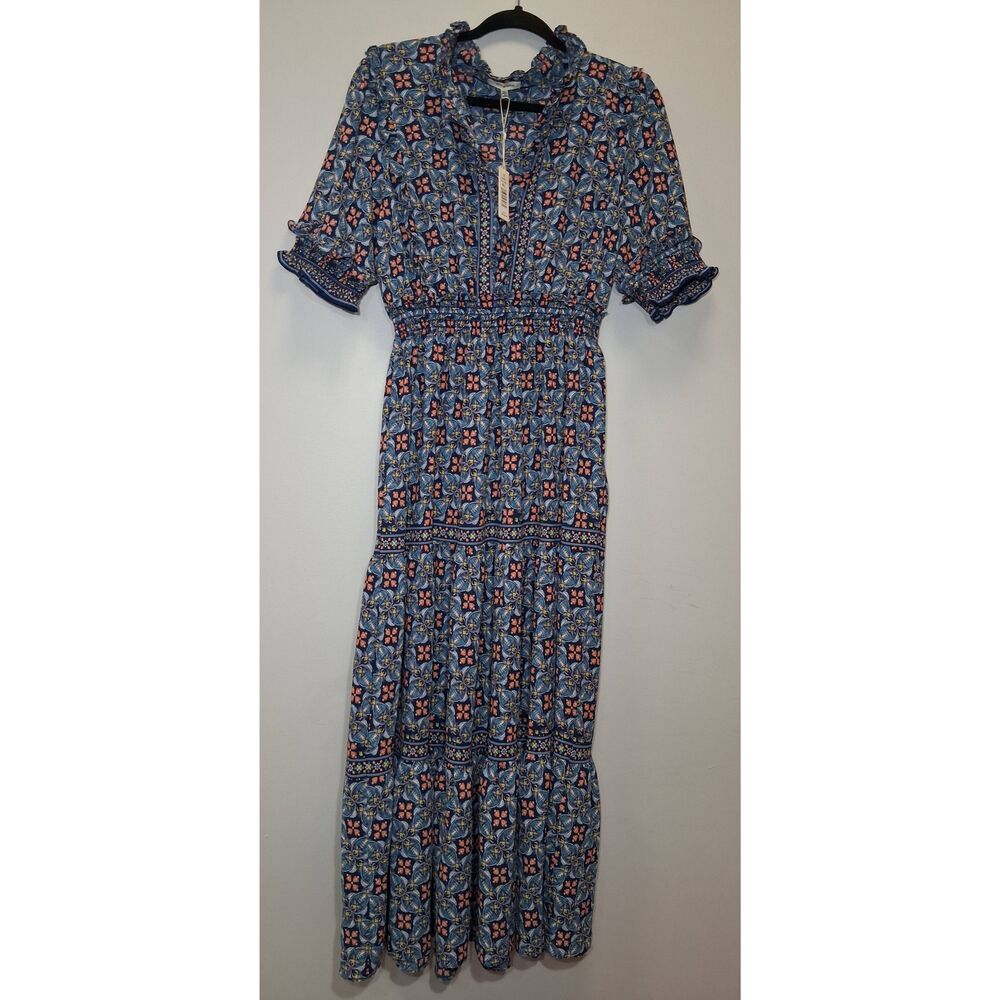 Max studio womens xl tiered maxi dress cottagecore fairy boho resort beach boho - Picture 2 of 8